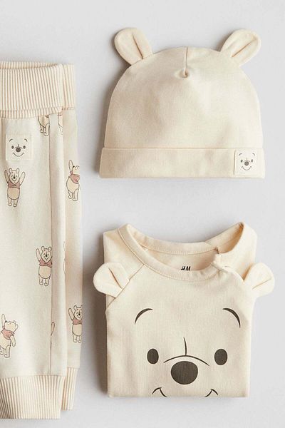 H&M 3-piece jersey set