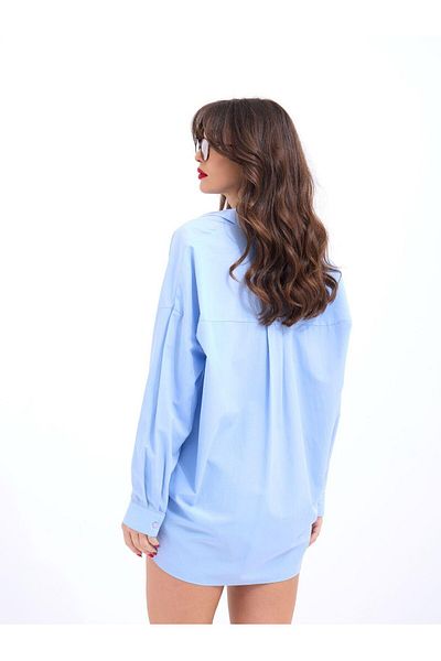 leyla sanat sanata yeni bir bakış açısı Leyla Art a New Perspective on Art 5213 Shirt-Blue