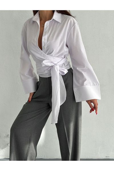 Louen lucie Front Tie Style Shirt Blouse