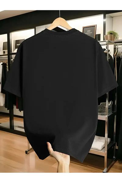 AMMA Unisex Printed Oversize 100% Cotton T-Shirt