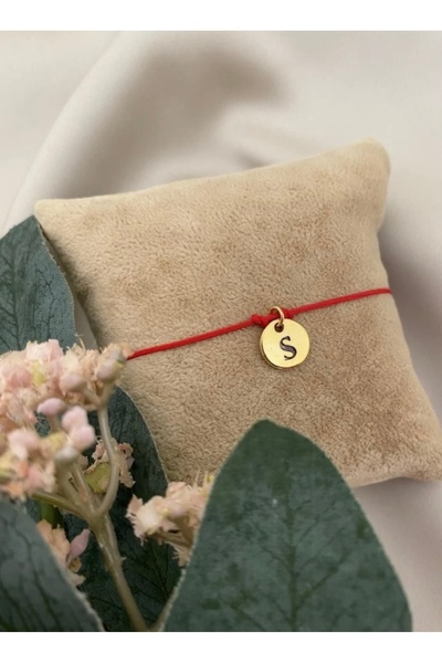 Asia by Leuvoié Asia By Leuvoie S Harfli Kırmızı İp Bileklik İstedigin Harfi ...