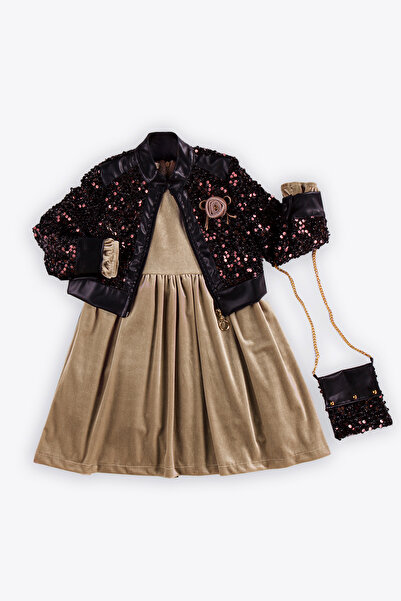 Miss Lore مجموعة ليلية متألقة لعمر 2-6 سنوات مكونة من 3 قطع