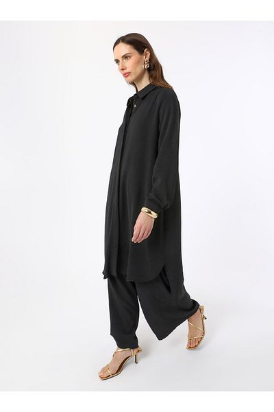 Refka Aerobin Shirt and Pants Set - Black Refka