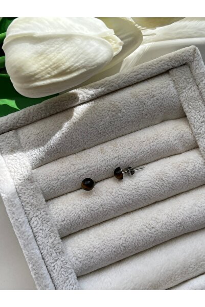 Pel Design Minimal Tiger Eye Stone Steel & Silver Red and Yellow Wheel Chucks