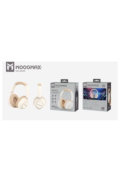 MOOGMAX Moog Max MX-613 Noise Isolating Headphone Beige