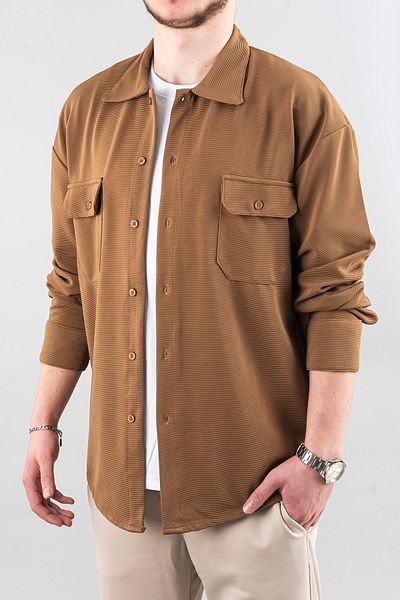 bombe Ανδρικό πουκάμισο Slim Fit Scuba