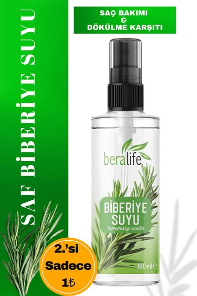 BERALİFE Rosemary Water Anti-Shedding and Hair Growth Supporting Hair Tonic 100% Natural and Pure 100 ml