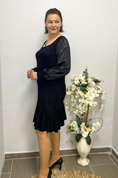 Mia Butik Women's Black Queen Dress