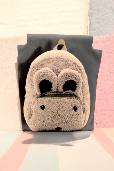 SAZİ Anasınıfı Kreş Çocuk Okul / Sırt Çantası Peluş /  Renkli 0 - 8 Yaş / Anaokulu çantası