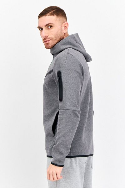 Nike Men Sportswear Fit Long Sleeve Outdoor Hooded Sweatshirt, Grey