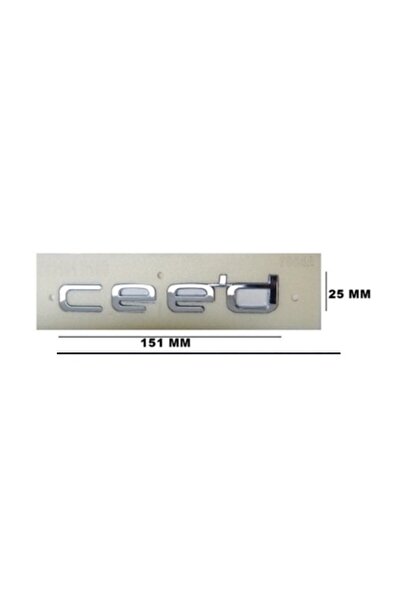 Generic Brand Rear Trunk Lettering Ceed Kia Ceed 2012-2018