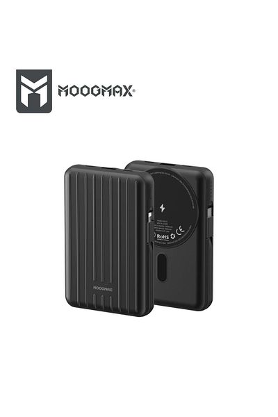 MOOGMAX - Moog Max Wireless Power Bank 10000mAh 22.5W - Black