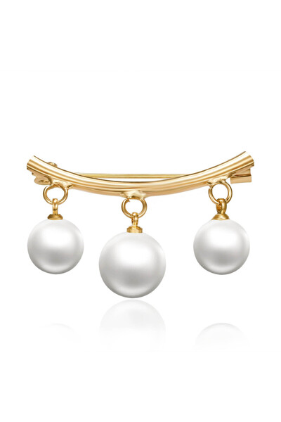 Choice BC18Y0772-1 دبابيس بروش أنيقة من اللؤلؤ للنساء بأشرطة ثابتة دبابيس برو...