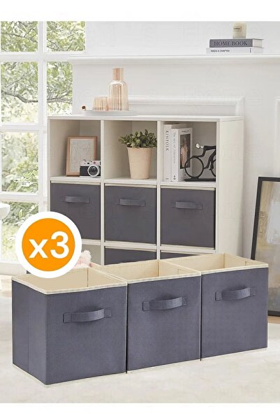 she berrak 3 قطع من منظم الملابس والألعاب في الخزانة - منظم صندوق تخزين قابل ...