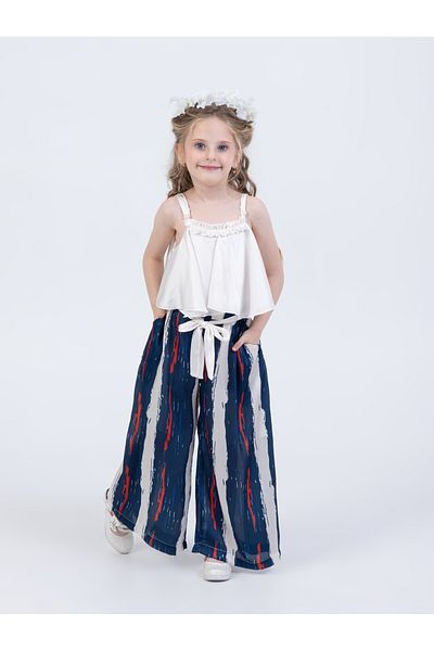 Pasur Bebe PANTALONI PENTRU FETE ȘI SET DE DOUĂ CU TRIOU CU STRAT