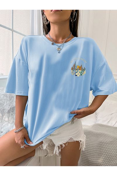 uyguntarz Μπλουζάκι Unisex Arizona με στάμπα Oversize