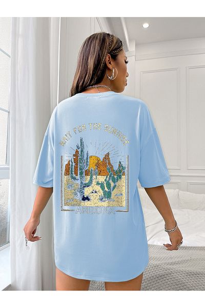 uyguntarz Μπλουζάκι Unisex Arizona με στάμπα Oversize