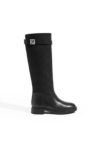 İpekyol 100% Leather Garnished and Metal Buckle Boots