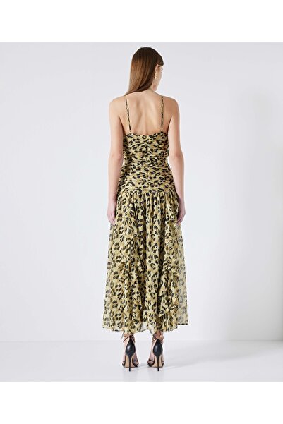 İpekyol Leopard print draped dress