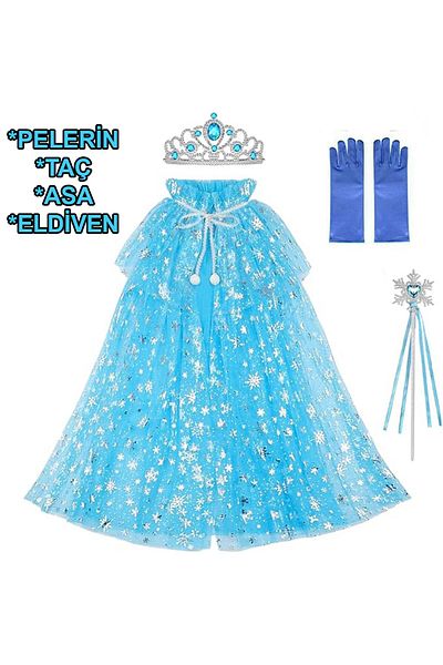 Hepta Collection Frozén Elsa Cape Wand and Gloves 80 cm