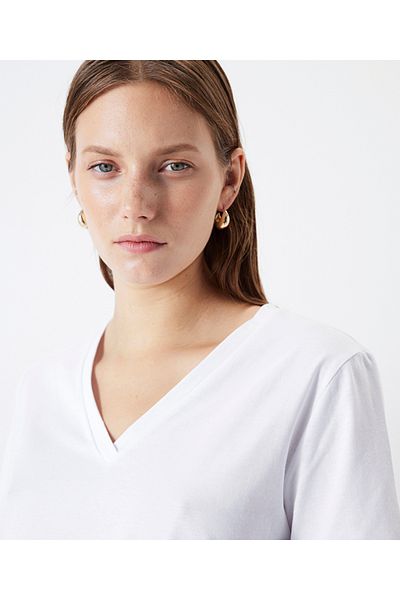 İpekyol Tricou cu decolteu în V - Design simplu