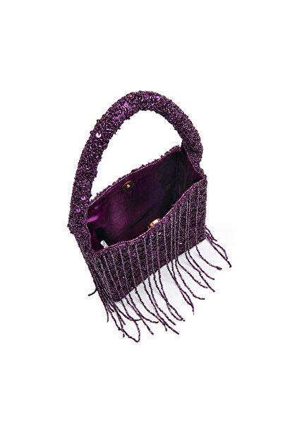 İpekyol Payet ve boncuk işlemeli çanta