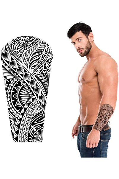 Tattoo Geçici Maori Model Dövme Tattoo