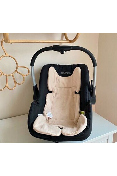 tontirik Muslim Stroller Cushion Beige Fabric