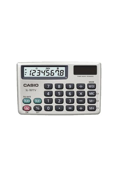 Casio Tax and Exchange Calculators SL-787TV-GD - Gold