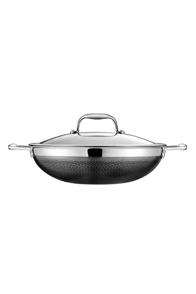Cookcell Stainless Steel Heat Cube Coating Non-stick Cookware Pot With Glass Lid, 30 Cm Size