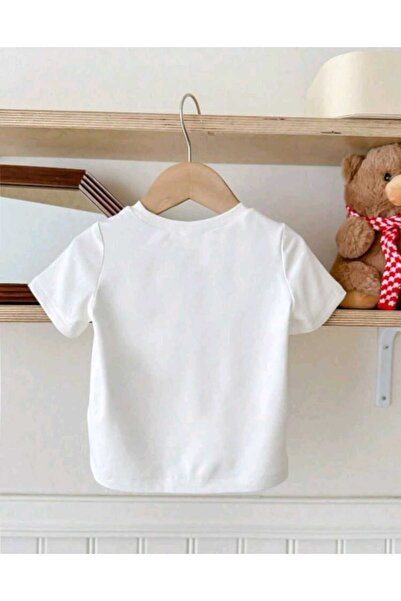 FAVORİST Παιδικό ITALY Βαμβακερό μπλουζάκι με λαιμόκοψη με στάμπα