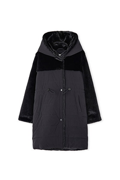 İpekyol Pelüş mix şişme mont