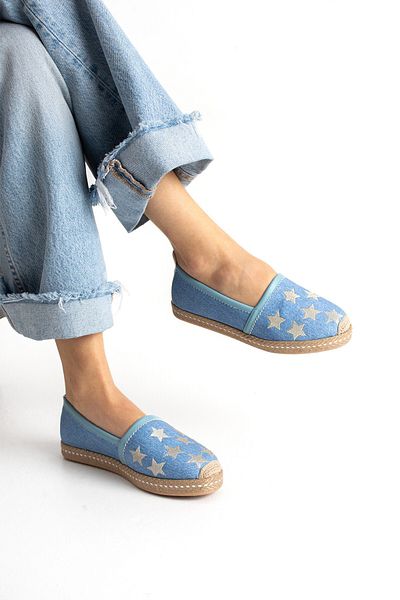HVZ Exclusive Pantofi confortabili și ergonomici pentru femei cu talpă de paie cu stea