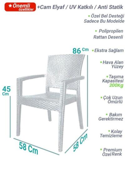 nar sokağı Zeugma Rattan Kollu Sandalye Koltuk Kapiçino