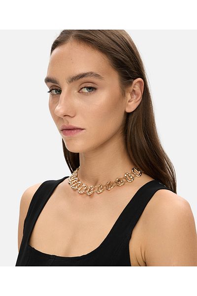 İpekyol Metal Textured Necklace