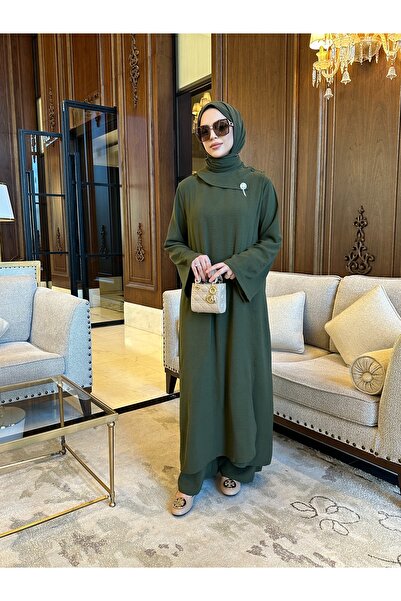 sevannaluxurydesign Broş Detay Tunik & pantolon takım
