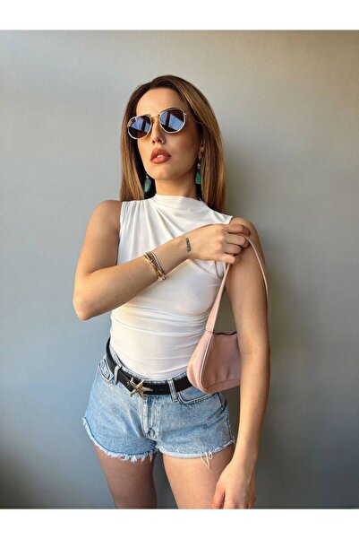 Butik Beyza Μπλούζα από ελαστικό ύφασμα με κορδόνια