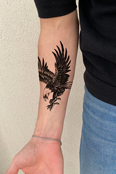 BiWini Kartal Geçici Dövme Bilek Boyun Kol Bacak Ve Göğüs Erkek Kadın