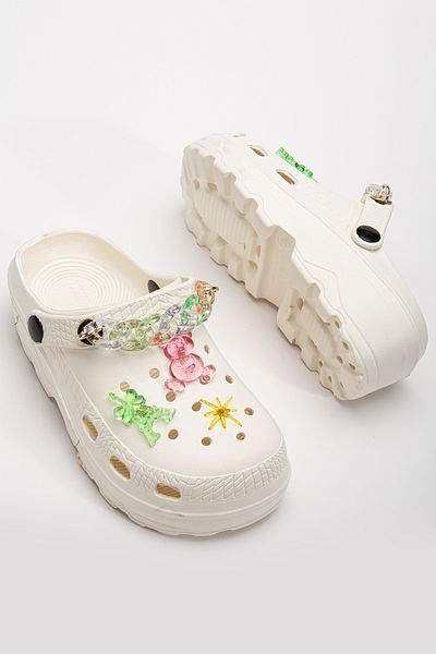PLN SHOES Comfortable Sole High Scale Jellybean Children's Slippers Cross Sandals