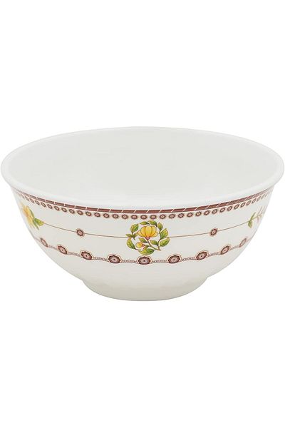 Narjis Deep Bowl, 12 Pieces, 12 cm, White