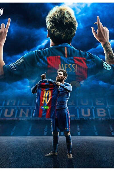 Sticksy Messi Poster - Futbol Poster - Futbol Kart Poster - Futbolcu Poster -...