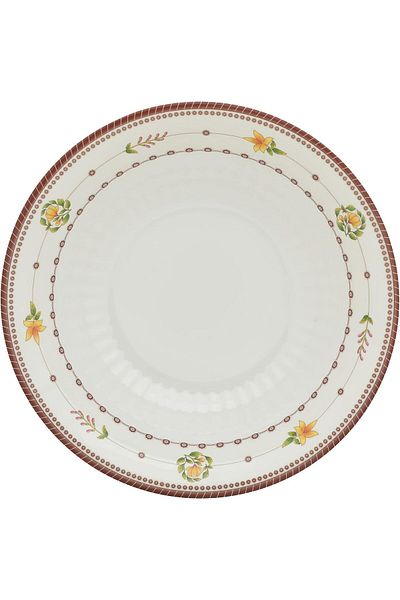 Narjis Deep Bowl, 12 Pieces, 31 cm, White
