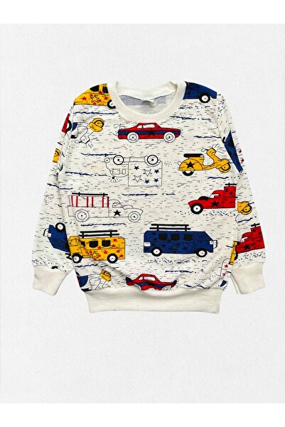 Fil Kids Set de pijamale sezoniere cu mânecă lungă, 100% bumbac, alb, pentru băiat