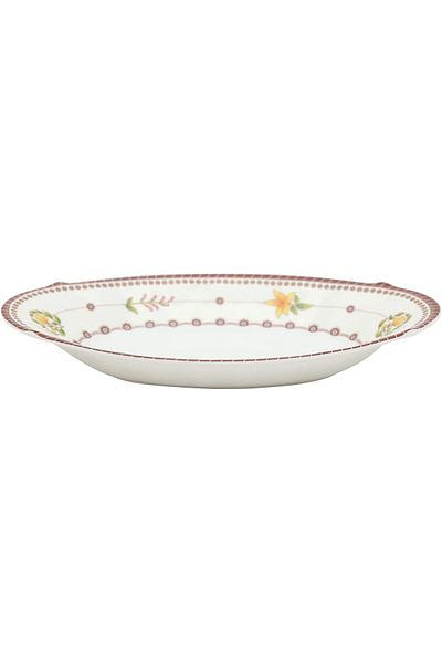 Narjis Deep Bowl, 12 Pieces, 22 cm, White