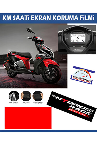 Babacan TVS NTORQ 125 Uyumlu Gösterge Koruyucu Şeffaf Ekran Filmi