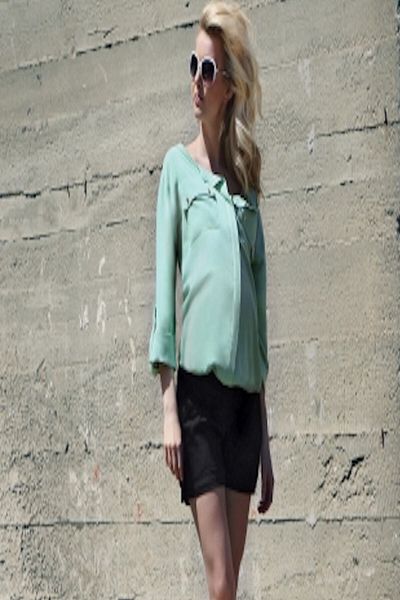 MOMIDEA Maternity Nursing Shirt Tunic
