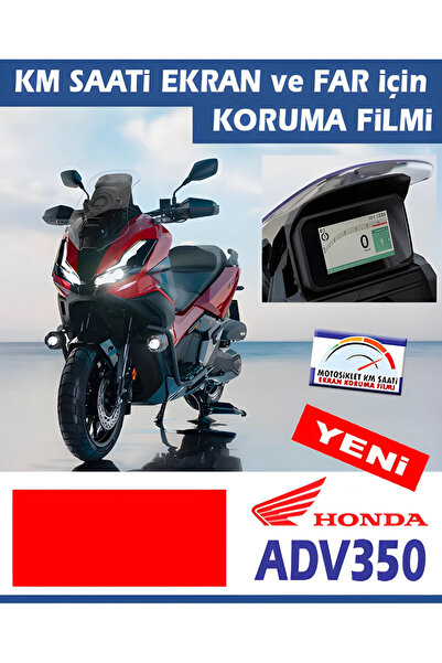 Honda Yeni ADV 350 Uyumlu Gösterge Koruyucu Şeffaf Ekran Filmi