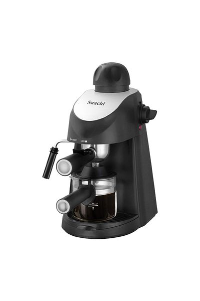 SAACHİ Saachi Coffee Maker with 3.5 Bar Automatic Steam Pressure NL-COF-7054 800Watt - Black