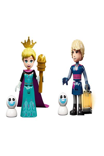 marimari 2 Compatible Mini Figures - Elsa and Kristoff Frozen Visual with Accessories