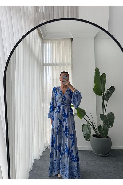 MADAME MELEK Rochie Camer - Lungime Maxi Lungime Casual Fit